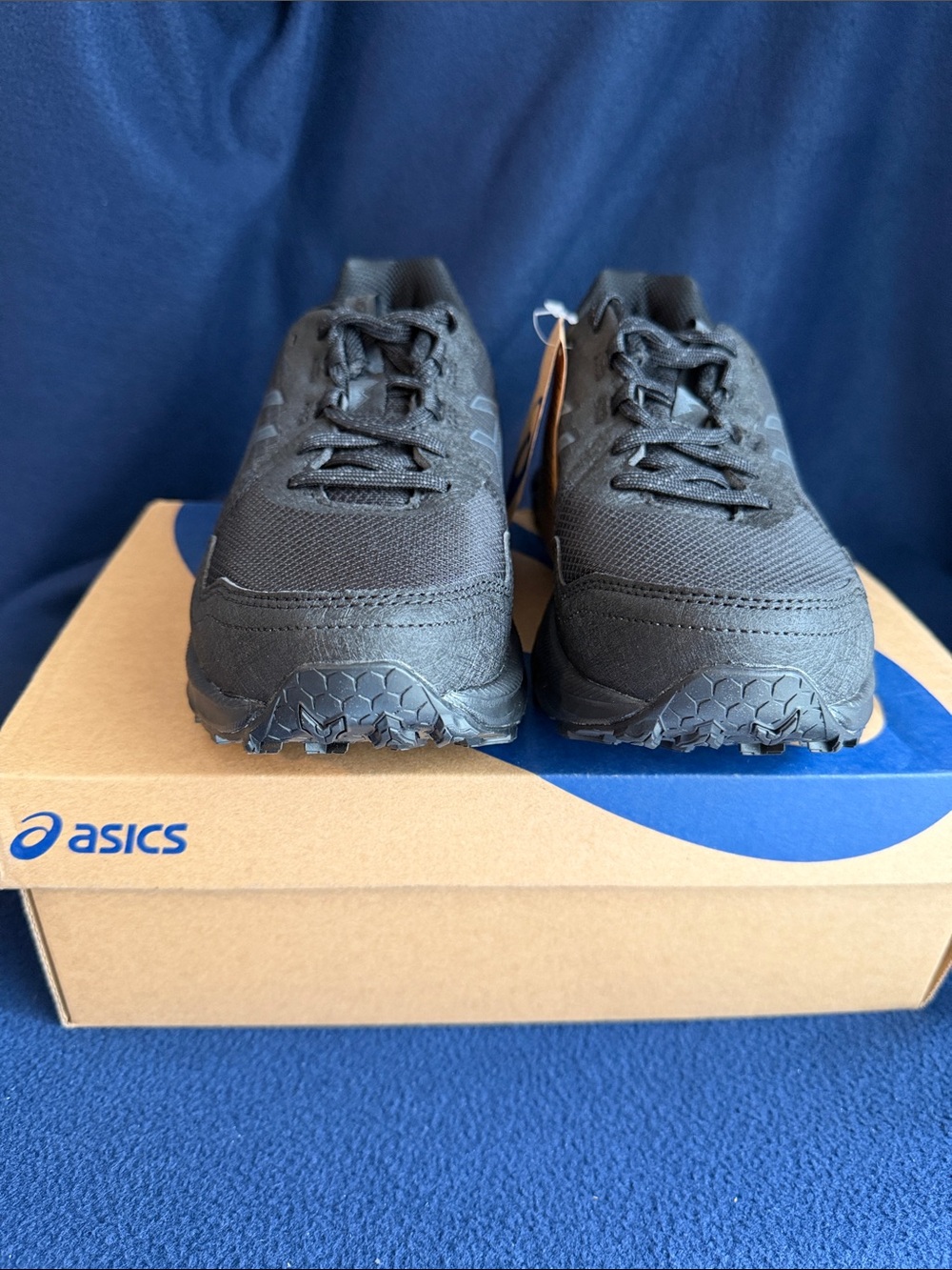 Asics Womens Black Trail Sneakers Sz 10 P786@SS